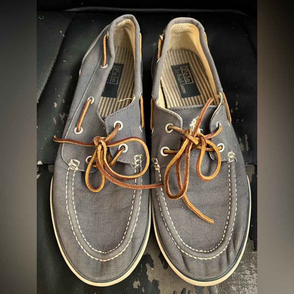 Men’s Size 10.5 blue Polo by Ralph Lauren loafers